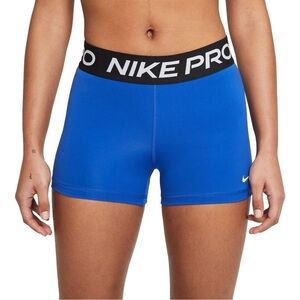 Nike Pro Women's Blue Shorts